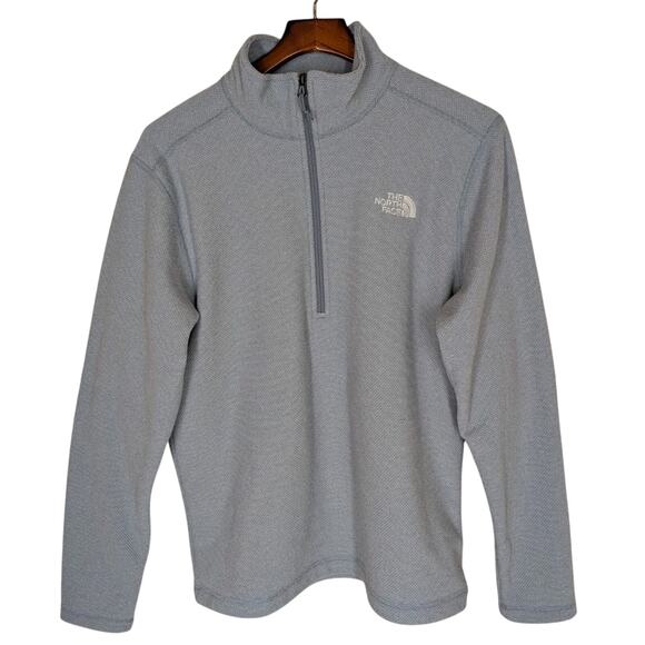 The North Face Other - The North Face Men’s Size Medium 1/4 Zip Knit Textured Fleece Sweater Light Blue